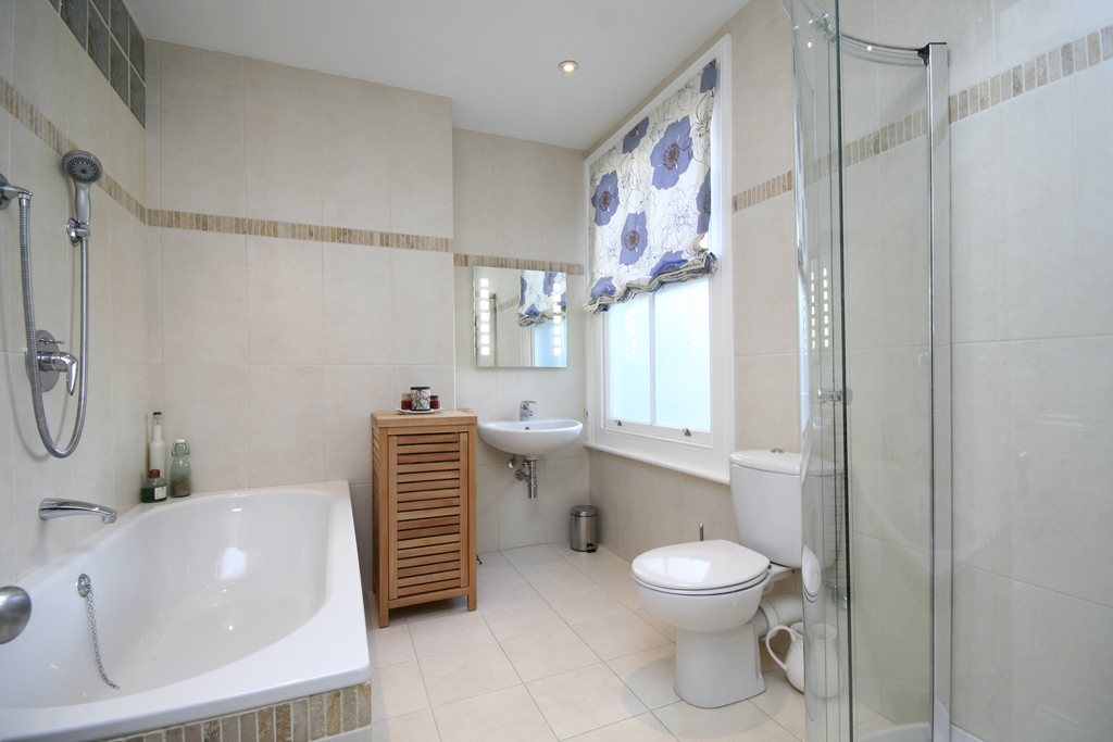 luxury family bathroom full view